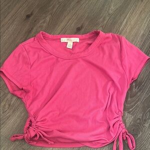 eye candy Pink Ruched Women's Top